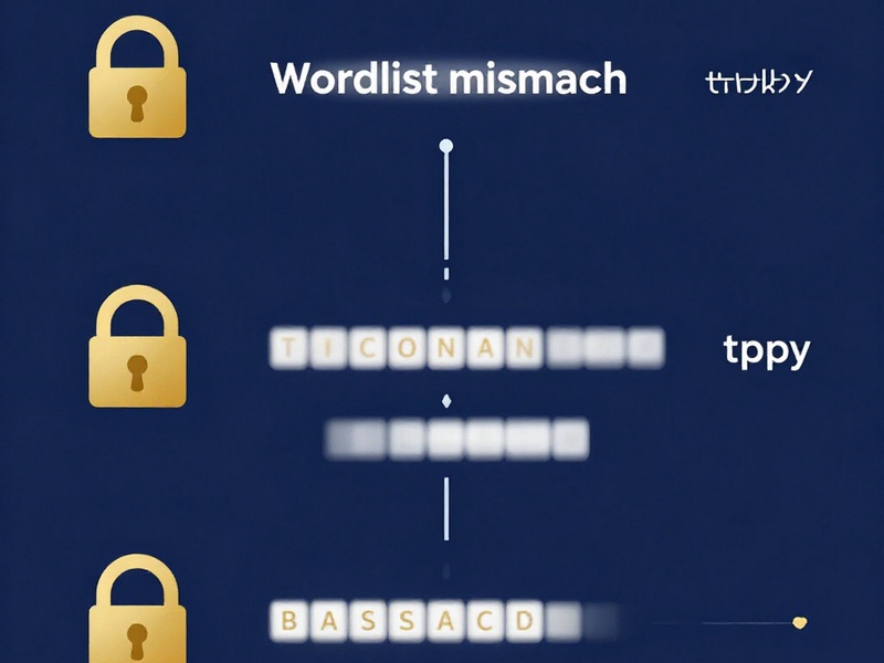 seed word not in wordlist