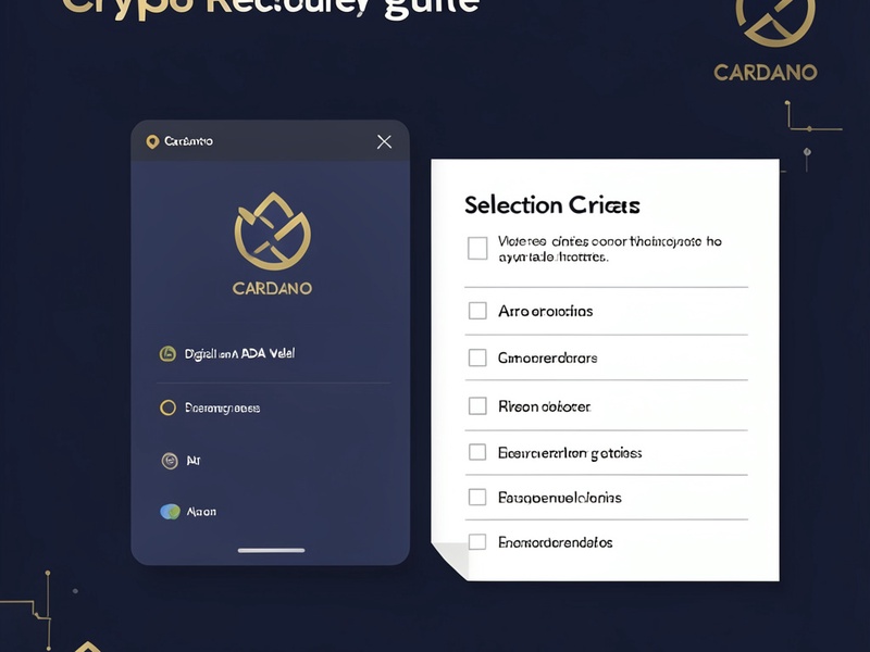 key selection criteria for choosing a Cardano wallet data recovery company